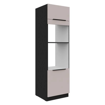 AGAFIJA beépített szekrény - szélesség 60 cm, kasmír / fekete