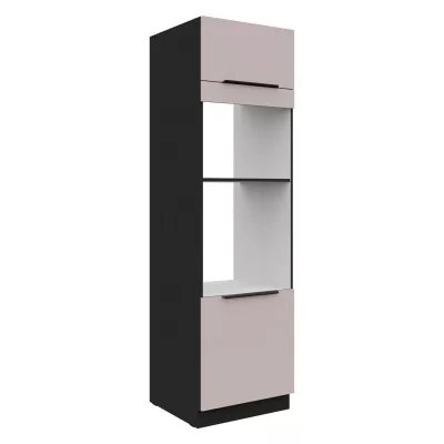 AGAFIJA beépített szekrény - szélesség 60 cm, kasmír / fekete