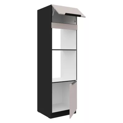 AGAFIJA beépített szekrény - szélesség 60 cm, kasmír / fekete