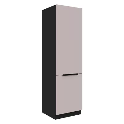 AGAFIJA élelmiszerszekrény - szélesség 60 cm, kasmír / fekete