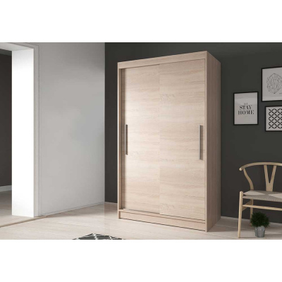 Zorea 04 modern gardróbszekrény 120 cm, sonoma tölgy