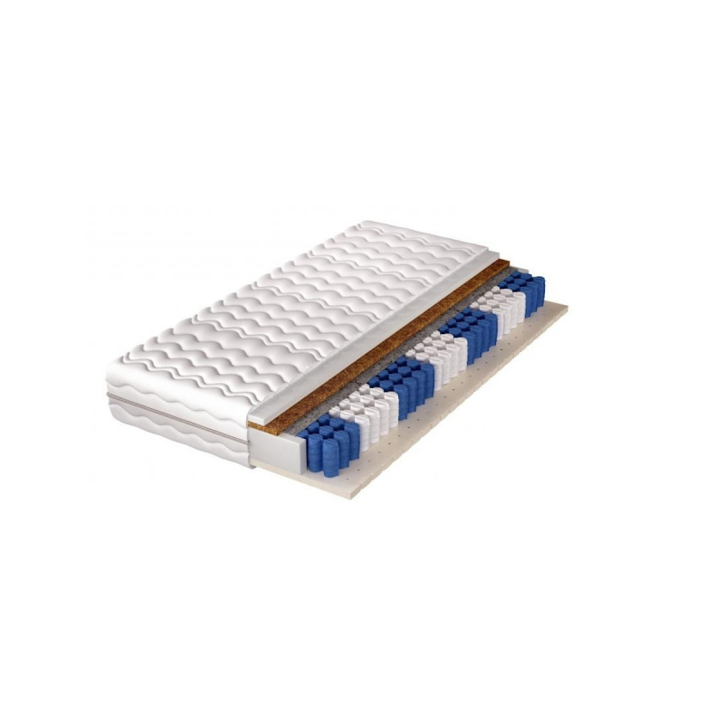 Kétoldalas matrac zónaprofilozással és különböző keménységekkel H3/H4 Novida, 80 x 200