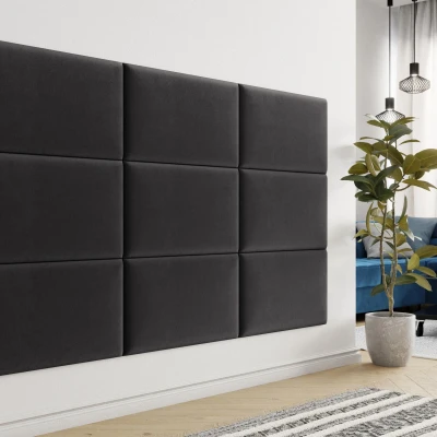 PAG kárpitozott falpanel 70x40 - fekete