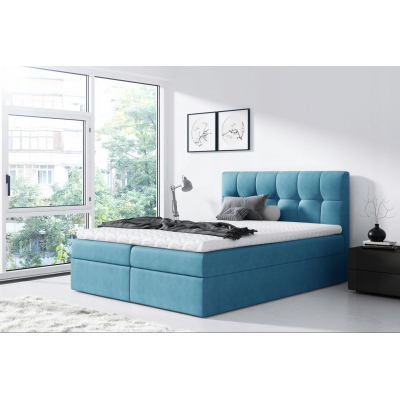 Rex egyszerű ágy 140x200, kék