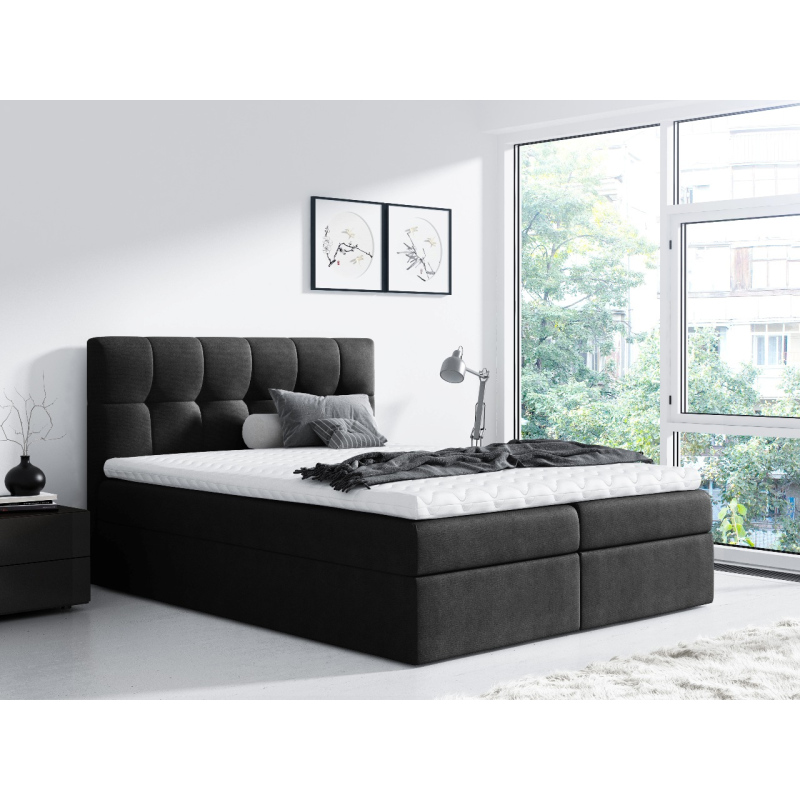 Rex egyszerű ágy 140x200, fekete