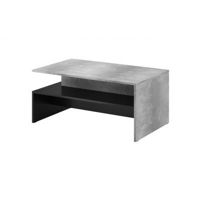 BRYCE modern dohányzóasztal, beton