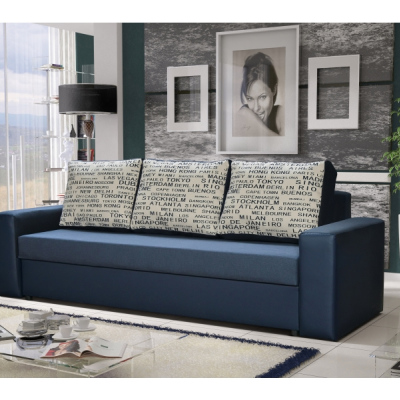 AIDA modern kanapé, kék