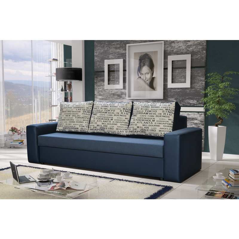 AIDA modern kanapé, kék