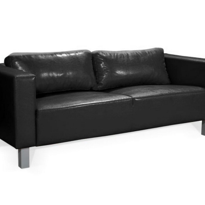 GIZELA kényelmes kanapé, fekete