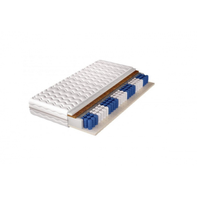 Kétoldalas matrac zónaprofilozással és különböző keménységekkel H3/H4 Novida, 100 x 200