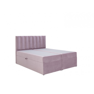 ALLEFFRA elegáns kárpitozott ágy 120x200 - rózsaszín 2