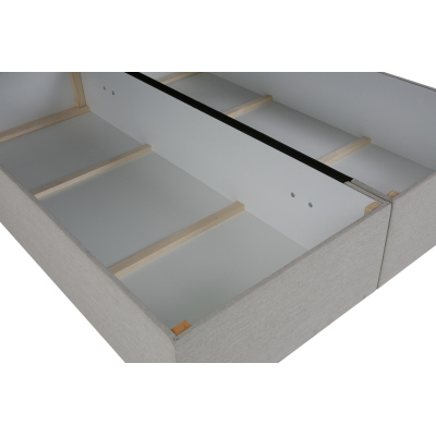 MELINDA dizájnér ágy tárolóval 120x200 - bézs 1