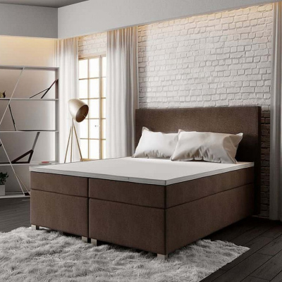 ASSAR boxspring ágy 180x200, barna