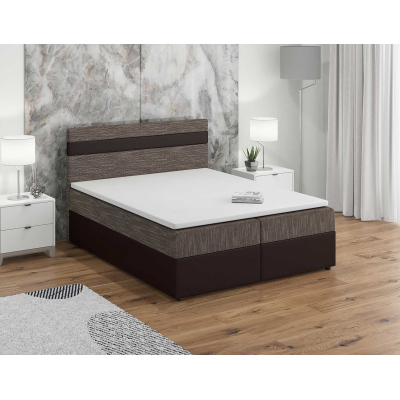 SISI boxspring ágy 180x200, barna