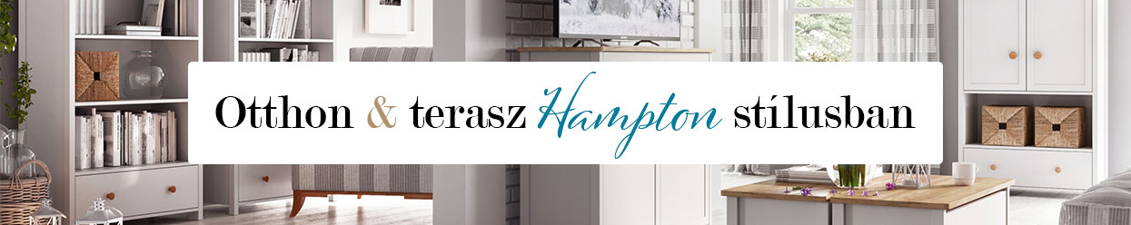 Otthon & terasz Hampton stílusban – bútorok rusztikus és klasszikus stílusban
