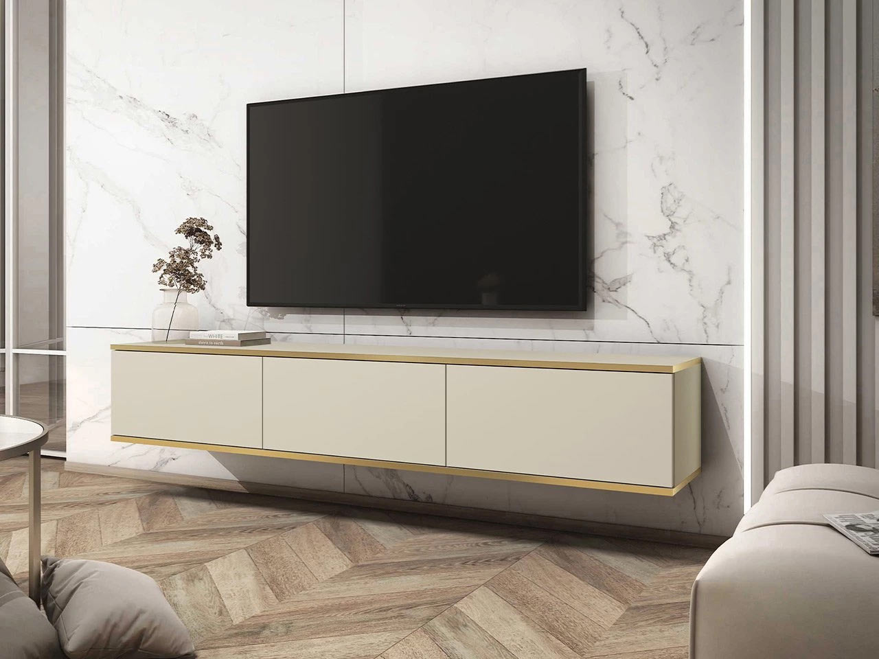 RUBEN 1 TV asztal bézs