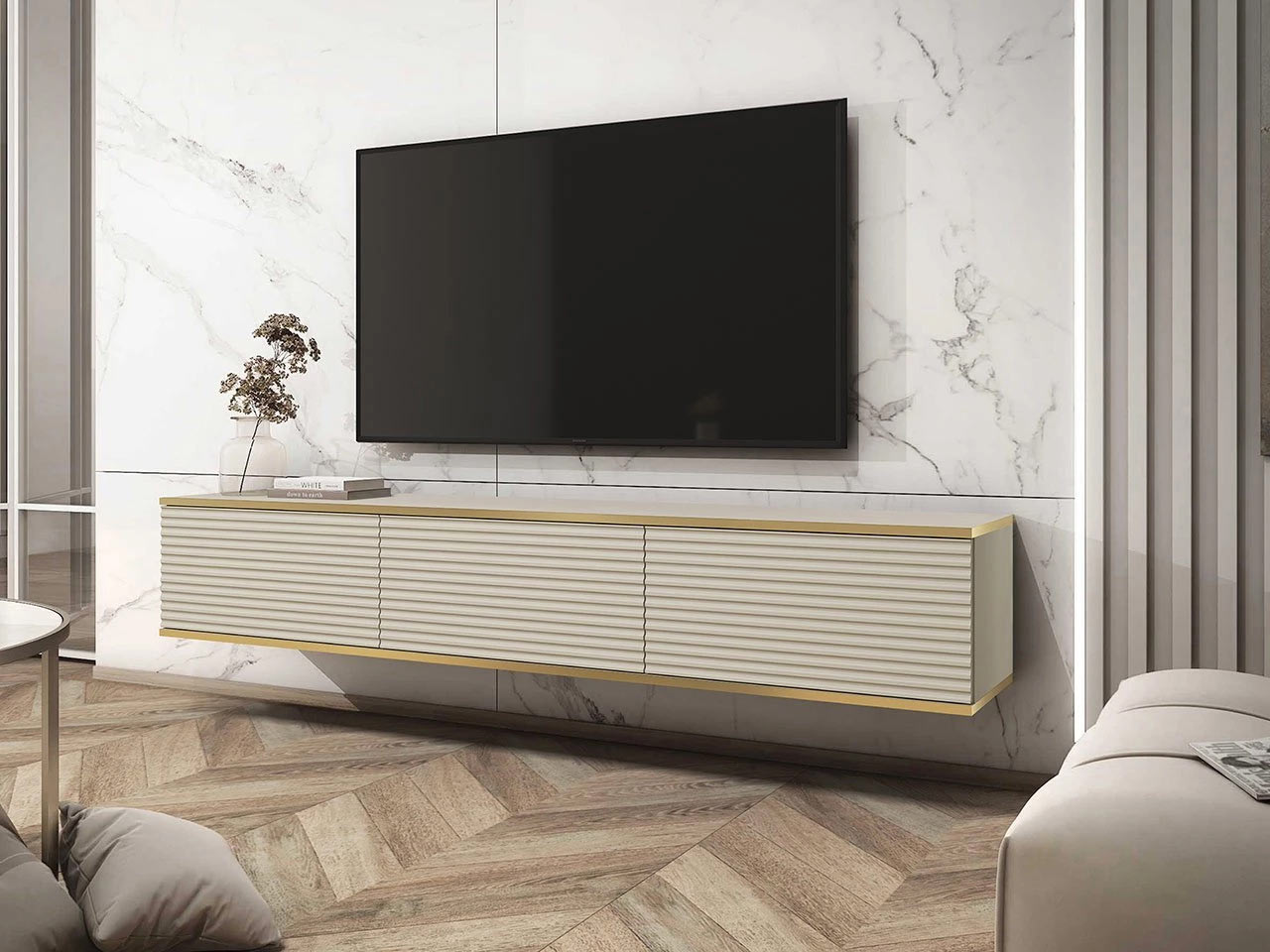 RUBEN 2 TV asztal bézs